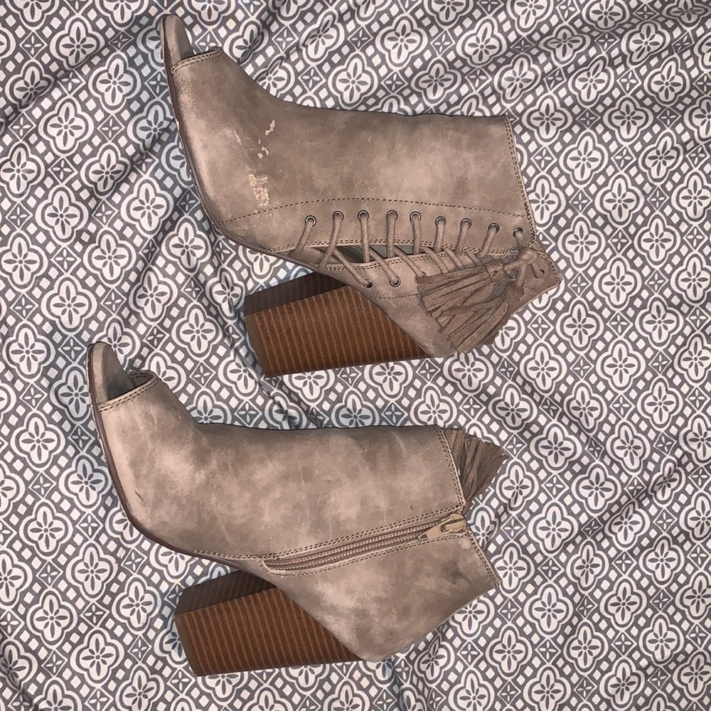 open toe heels